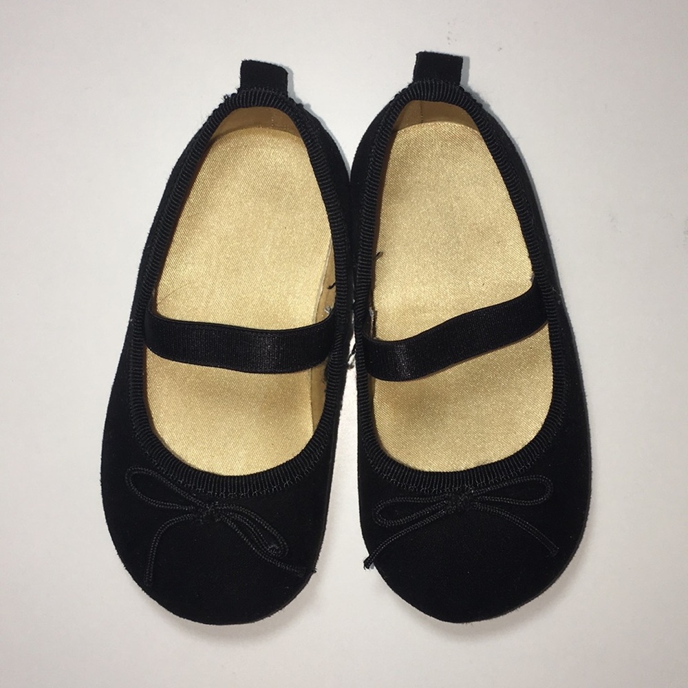 Baby suede ballet flats